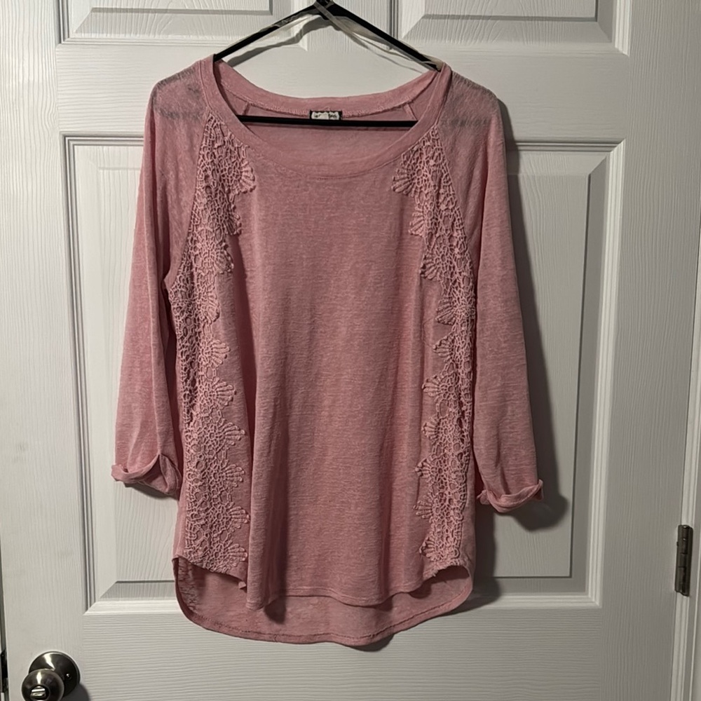 eyeshadow 3/4 long sleeve blouse